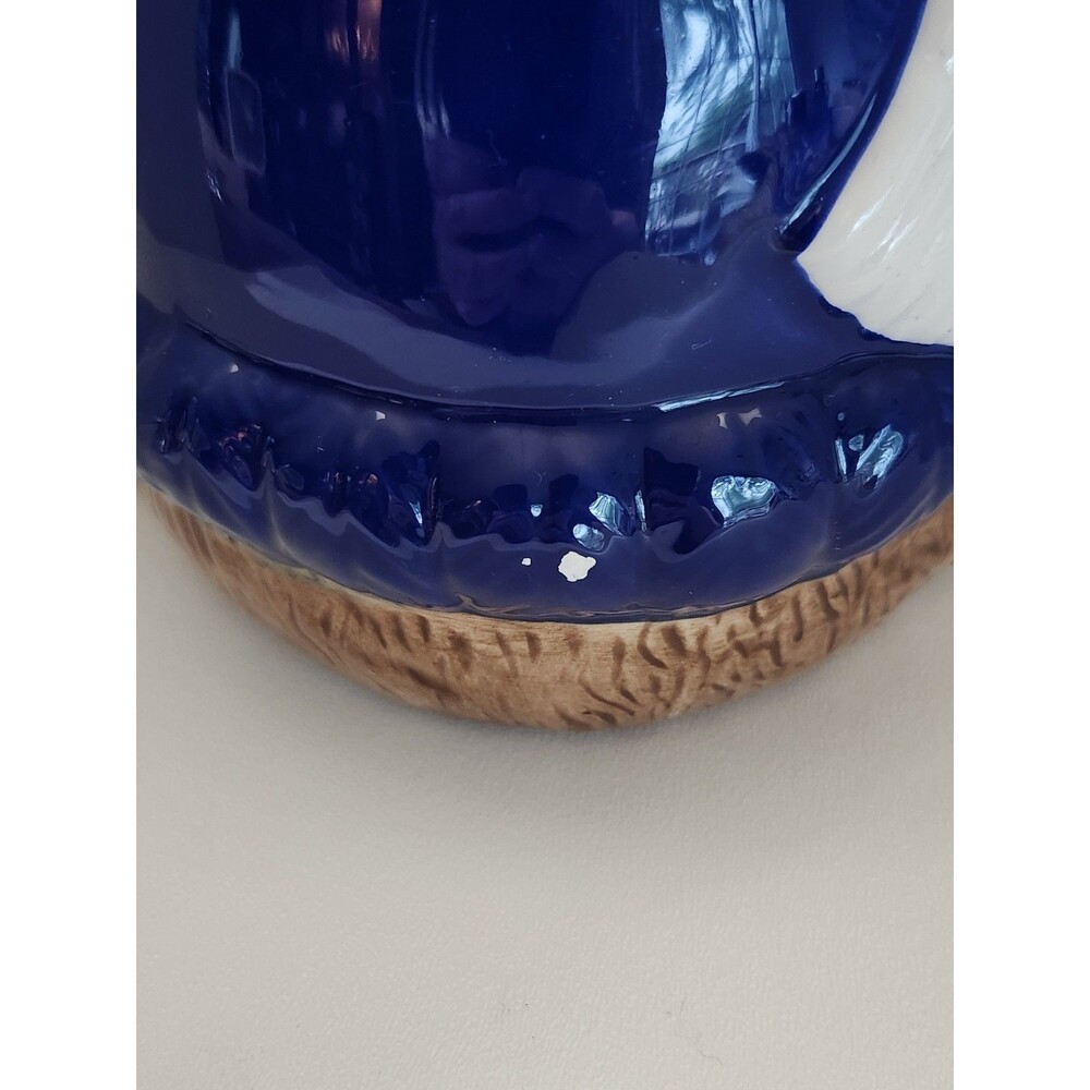 Oreo Teddy Bear Cookie Jar - 2001 Blue and White Sweater & Hat - Picture 4 of 10